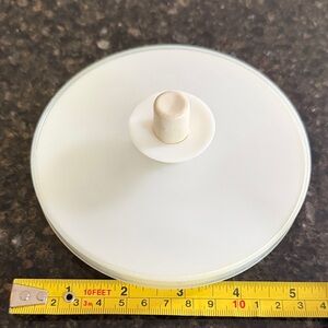 Vintage Tupperware Replacement White Plastic Lid for Pitcher